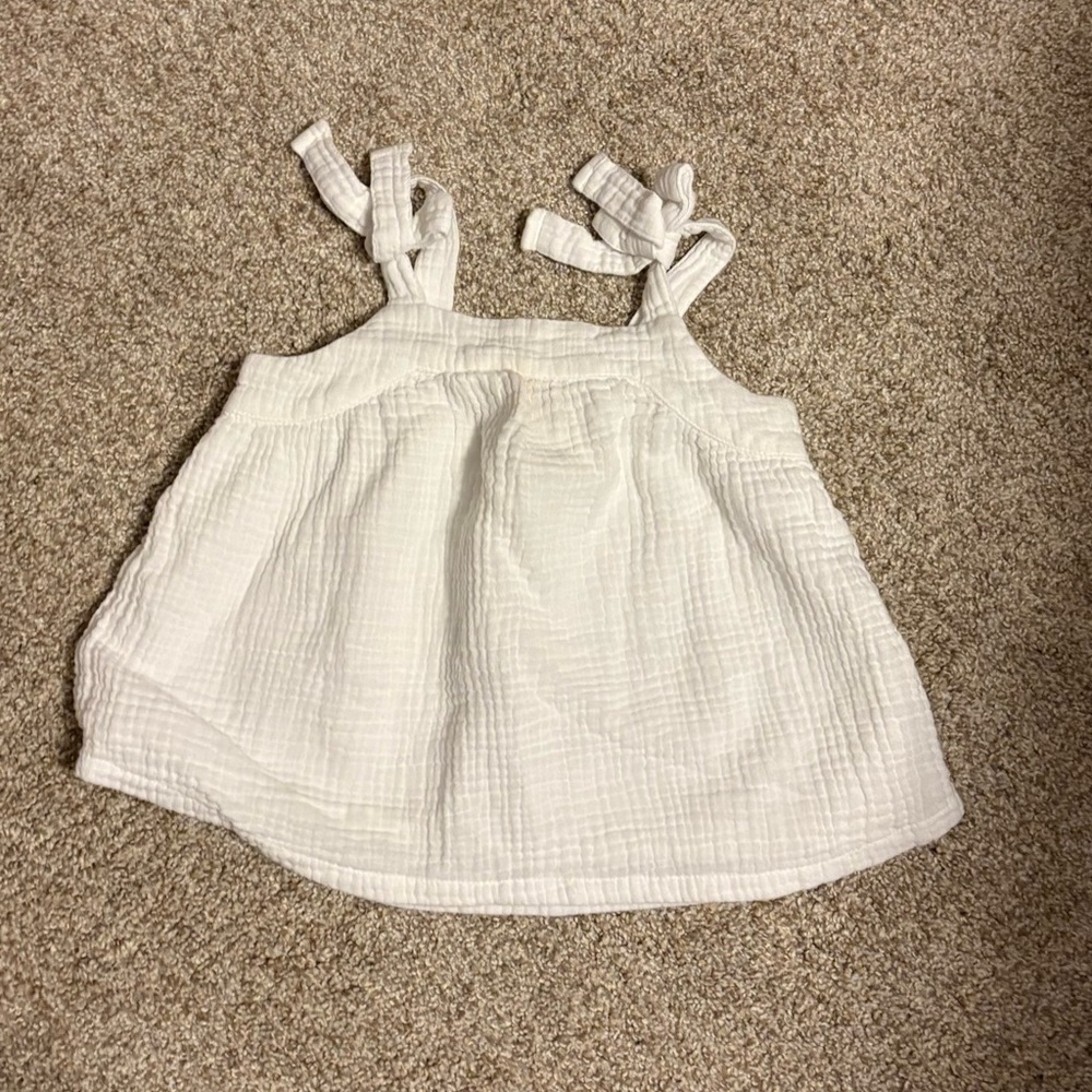 White Kids Sleeveless Top